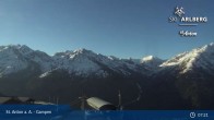 Archived image Webcam Mountain Restaurant Gampen / Top Station Gampenbahn 06:00