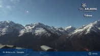 Archiv Foto Webcam St. Anton - Bergstation Gampenbahn 08:00