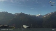 Archived image Webcam Mountain Restaurant Gampen / Top Station Gampenbahn 01:00