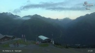 Archived image Webcam Mountain Restaurant Gampen / Top Station Gampenbahn 02:00