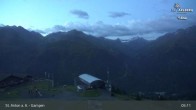 Archiv Foto Webcam St. Anton - Bergstation Gampenbahn 04:00