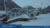 Archiv Foto Webcam St. Anton - Skicenter Galzigbahn 19:00