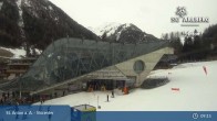 Archived image Webcam Galzigbahn Base Station (St. Anton) 08:00