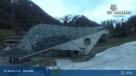 Archived image Webcam Galzigbahn Base Station (St. Anton) 00:00