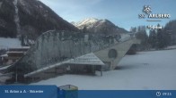 Archived image Webcam Galzigbahn Base Station (St. Anton) 08:00