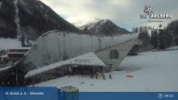 Archived image Webcam Galzigbahn Base Station (St. Anton) 08:00