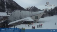 Archived image Webcam Galzigbahn Base Station (St. Anton) 14:00