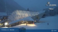 Archived image Webcam Galzigbahn Base Station (St. Anton) 07:00