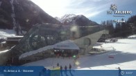 Archiv Foto Webcam St. Anton - Skicenter Galzigbahn 12:00