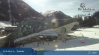 Archived image Webcam Galzigbahn Base Station (St. Anton) 13:00