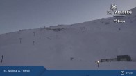 Archived image Webcam St. Anton: Rendl Mountain Restaurant 06:00