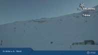 Archived image Webcam St. Anton: Rendl Mountain Restaurant 07:00