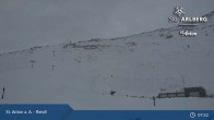 Archived image Webcam St. Anton: Rendl Mountain Restaurant 07:00