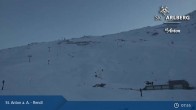 Archived image Webcam St. Anton: Rendl Mountain Restaurant 07:00