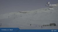 Archived image Webcam St. Anton: Rendl Mountain Restaurant 00:00