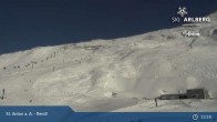 Archived image Webcam St. Anton: Rendl Mountain Restaurant 12:00