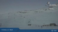 Archiv Foto Webcam St. Anton - Bergrestaurant Rendl 02:00