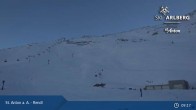 Archiv Foto Webcam St. Anton - Bergrestaurant Rendl 08:00