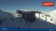 Archived image Webcam Chair Lift Waidoffen Top Station 10:00