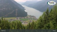 Archived image Webcam Panoramic View of Lake Achensee and Pertisau 09:00