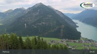 Archived image Webcam Panoramic View of Lake Achensee and Pertisau 08:00
