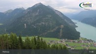 Archived image Webcam Panoramic View of Lake Achensee and Pertisau 10:00
