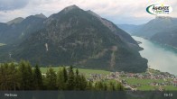 Archived image Webcam Panoramic View of Lake Achensee and Pertisau 18:00