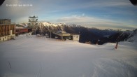 Archived image Webcam Landeck - Upper Station Venetbahn 07:00