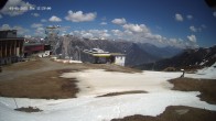 Archived image Webcam Landeck - Upper Station Venetbahn 11:00