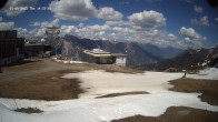 Archived image Webcam Landeck - Upper Station Venetbahn 13:00