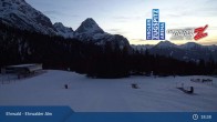 Archived image Webcam Ehrwalder Alm Ski Slopes 20:00