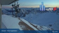 Archiv Foto Webcam Tiroler Zugspitzbahn Bergstation 00:00