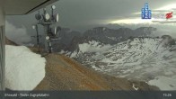 Archiv Foto Webcam Tiroler Zugspitzbahn Bergstation 14:00