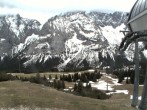 Archived image Webcam Ehrwald - Top station chairlift &#34;Gaistal&#34; 15:00
