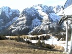 Archiv Foto Webcam Ehrwalder Alm - Bergstation Sesselbahn Gaistal 07:00