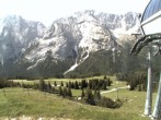 Archiv Foto Webcam Ehrwalder Alm - Bergstation Sesselbahn Gaistal 09:00