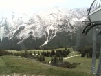 Archiv Foto Webcam Ehrwalder Alm - Bergstation Sesselbahn Gaistal 13:00