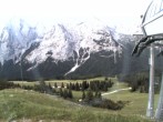 Archiv Foto Webcam Ehrwalder Alm - Bergstation Sesselbahn Gaistal 05:00