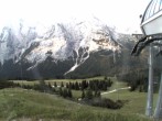 Archiv Foto Webcam Ehrwalder Alm - Bergstation Sesselbahn Gaistal 06:00