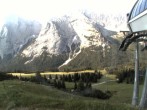 Archiv Foto Webcam Ehrwalder Alm - Bergstation Sesselbahn Gaistal 07:00
