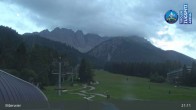 Archiv Foto Webcam Talstation Marienbergbahn I (1100m) - Biberwier 02:00