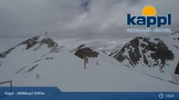 Archiv Foto Webcam Kappl: Bergstation Alblittkopfbahn 12:00