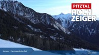Archived image Webcam Top Station Zirbenbahn 22:00