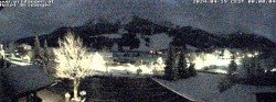 Archiv Foto Webcam Zöblen: Hotel Wildanger 23:00