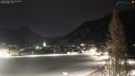 Archiv Foto Webcam Schattwald - Zöblen im Tannheimertal 23:00