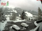 Archived image Webcam Town of Zöblen at Gasthof Alpenrose 06:00