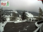 Archived image Webcam Town of Zöblen at Gasthof Alpenrose 13:00