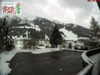 Archived image Webcam Town of Zöblen at Gasthof Alpenrose 07:00