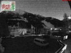 Archived image Webcam Town of Zöblen at Gasthof Alpenrose 23:00