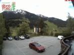 Archived image Webcam Town of Zöblen at Gasthof Alpenrose 09:00